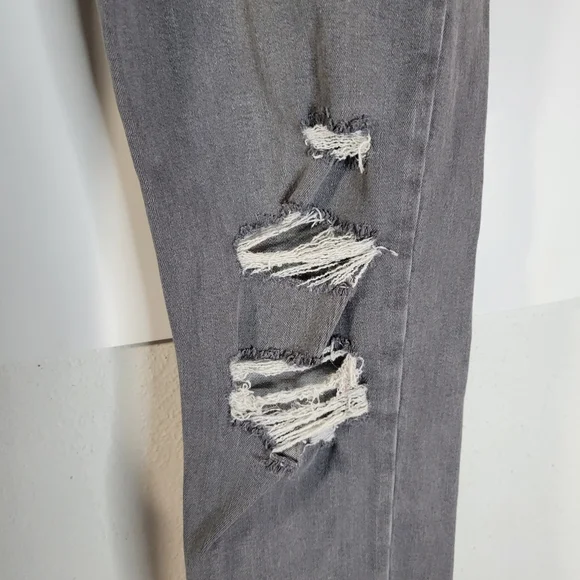 Womans Top Shop Moto Tall Jeans 30 x 36 Gray Jamie Skinny - Picture 3 of 11